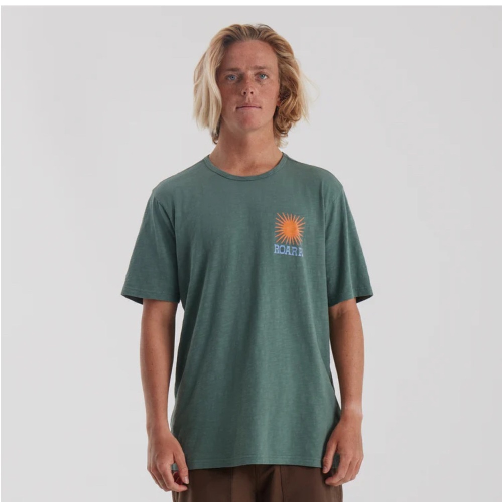 Roark Roamer Organic tee in Tundra/ XL/ NWT